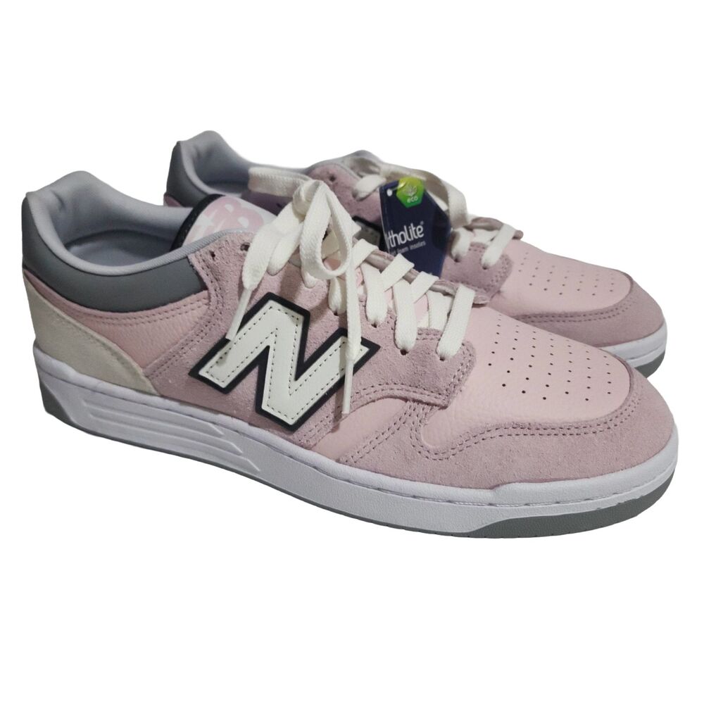 New Balance 480 Unisex Pink Sneaker Shoes Style# BB480LTH Size M 11/W 12.5